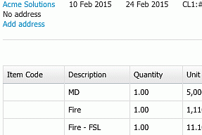 CLIENT INVOICES